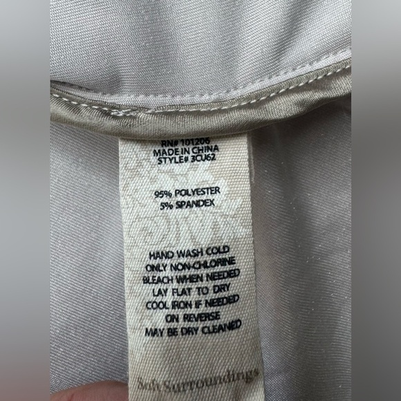 Soft Surroundings Velour Cardigan Natural Tan Shacket Womens Small Petite - Picture 4 of 9